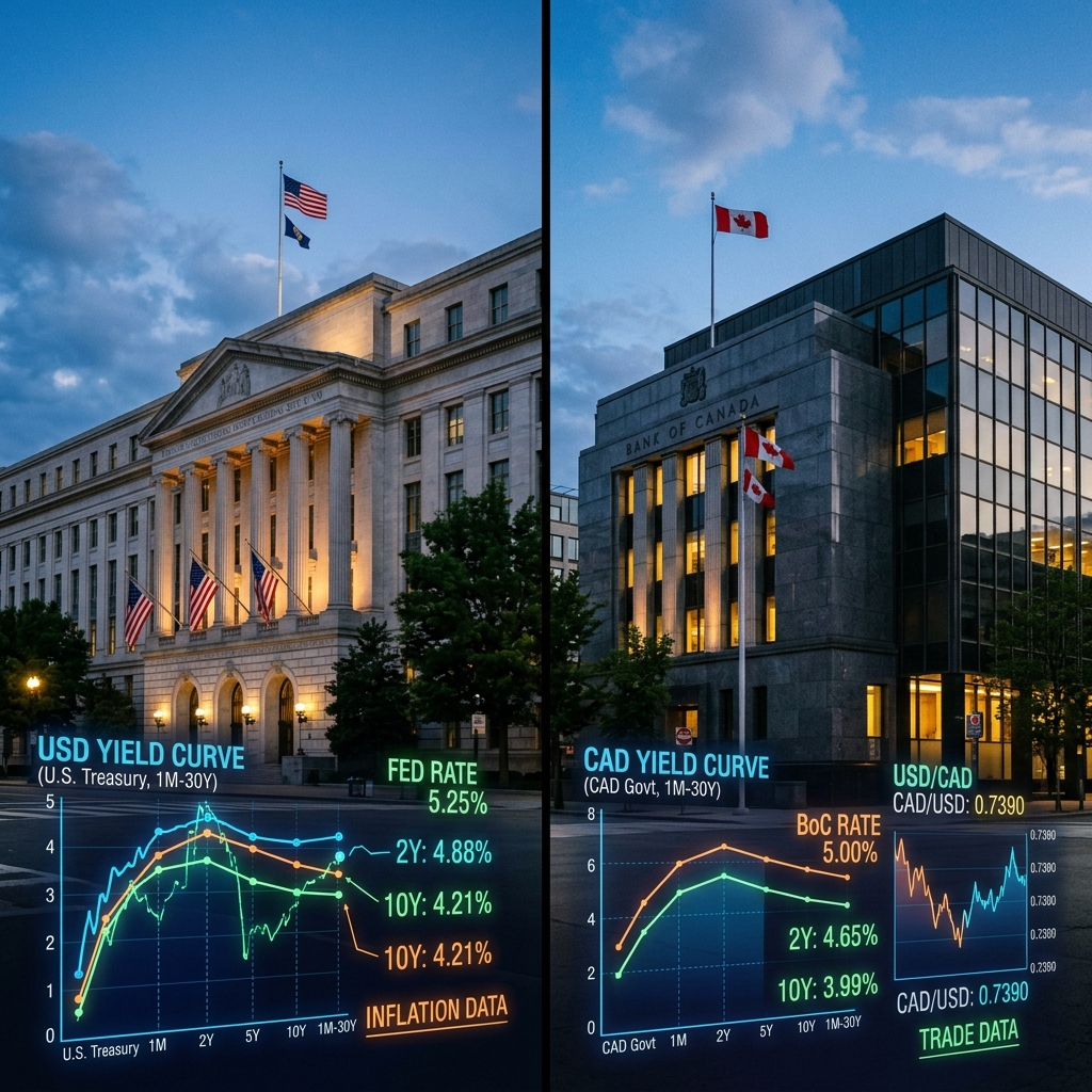 Monetary Policy Divergence: How BoC Rate Cuts and Fed Hawkishness Reshape the Canadian Dollar and Cross-Border Mortgages