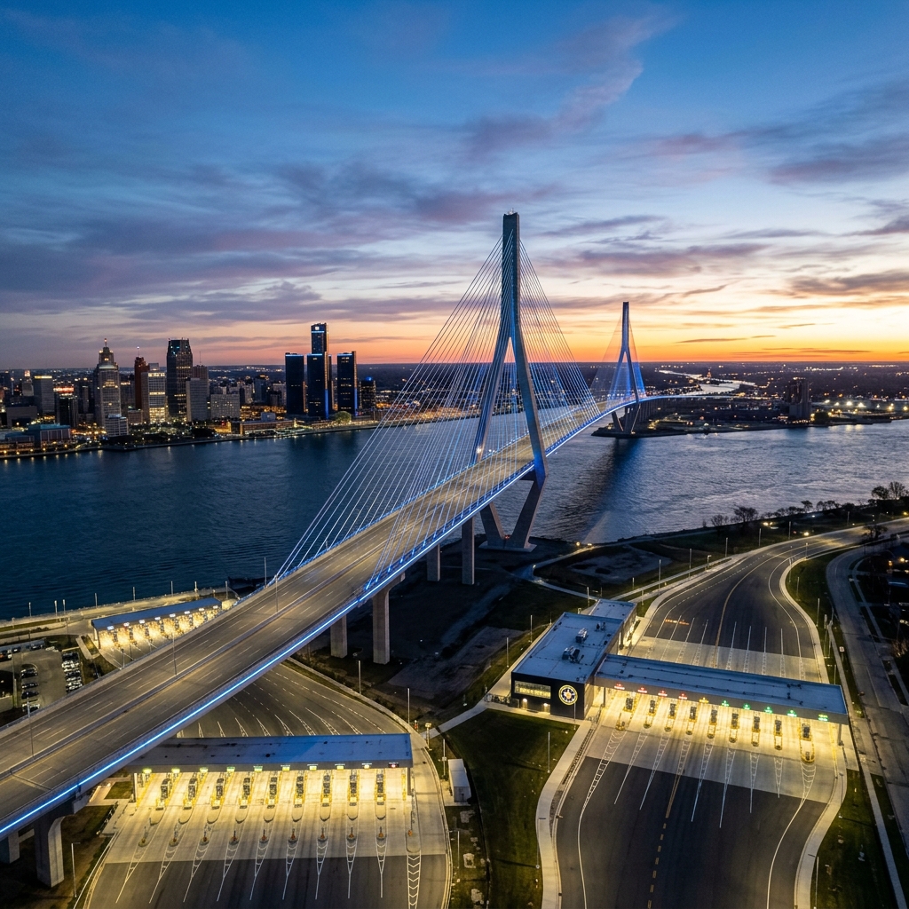 Gordie Howe International Bridge Completes Final Intelligent Transit Lanes Ahead of Commercial Opening
