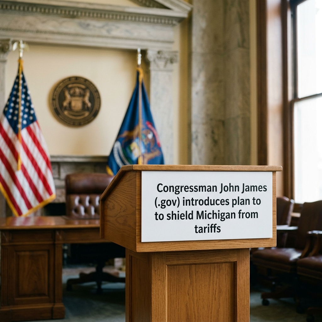 James introduces plan to shield Michigan from tariffs - Congressman John James (.gov)
